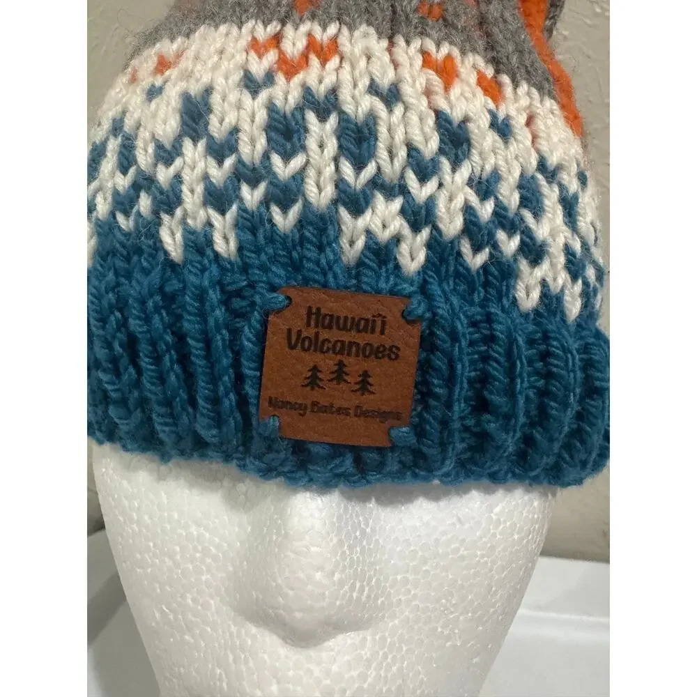 Nancy Bates Designs Hand Knit State Parks Hat Hawaii